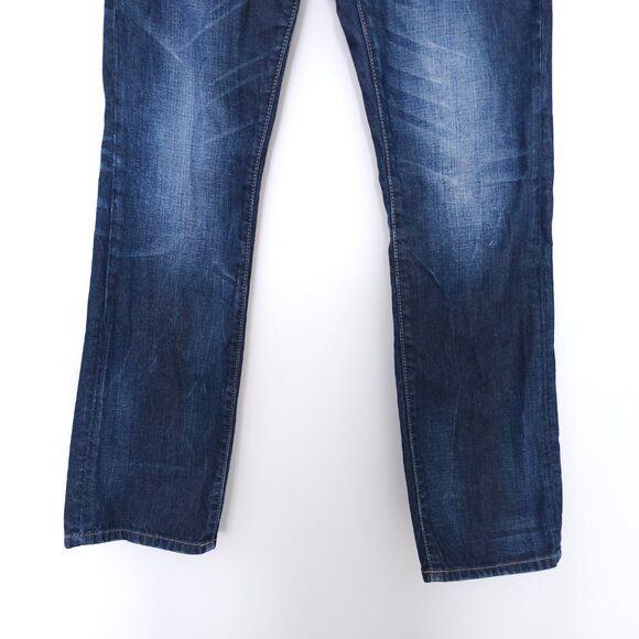 Jack & Jones Vintage Clark Original Jeans Men's 32x32 Dark Wash Straight Denim - Picture 4 of 16